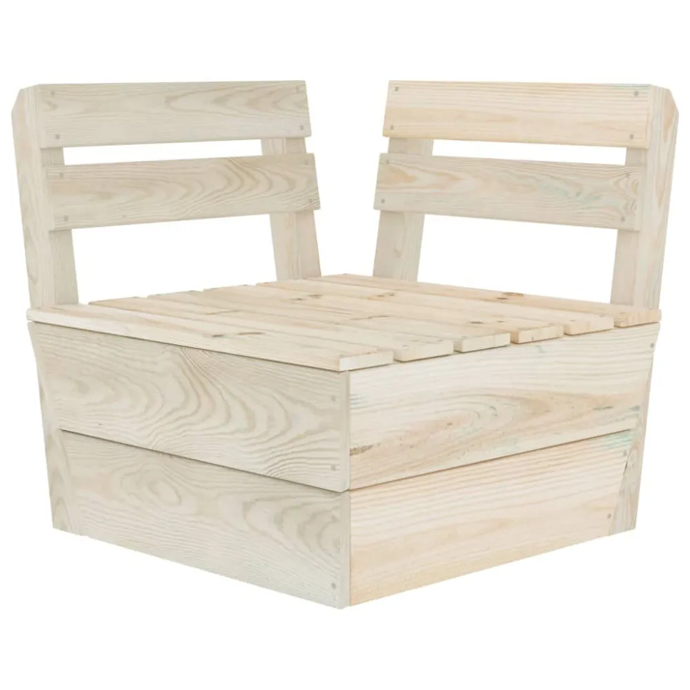 Conjunto de Jantar para 5 pcs conjunto lounge de paletes madeira de abeto impregnada