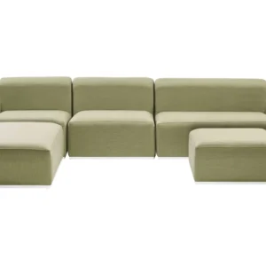 Conjunto lounge BATTIFOLLO Olefina Verde-oliva Fácil Manutenção
