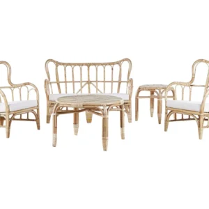 Conjunto lounge BRINDISI Rattan/vime Integral