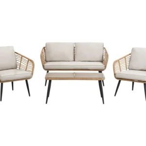 Conjunto lounge CORINTH II Ratan sintético Puro para Varandas e Terraços
