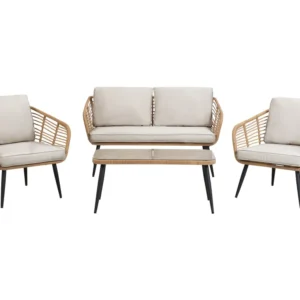 Conjunto lounge CORINTH II Ratan sintético Puro para Varandas e Terraços
