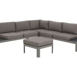 Conjunto lounge FERENTINO Alumínio Cinzento Padrão
