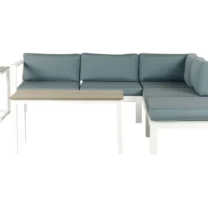 Conjunto lounge MESSINA Alumínio Verde Esquerdo para Áreas de Lazer