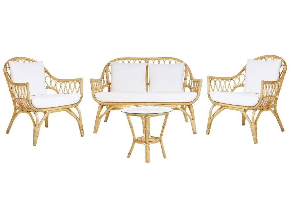 Conjunto lounge SIBARI Rattan/vime Espontâneo