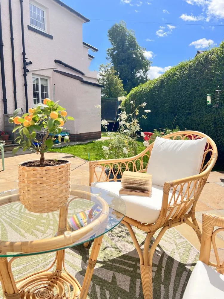 Conjunto lounge SIBARI Rattan/vime Espontâneo