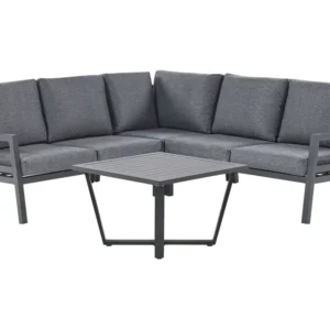 Conjunto lounge VIZZINI Alumínio Cinzento Padrão