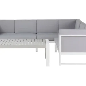 Conjunto Modular para Conjunto lounge CASTELLA Alumínio Cinzento Esquerdo