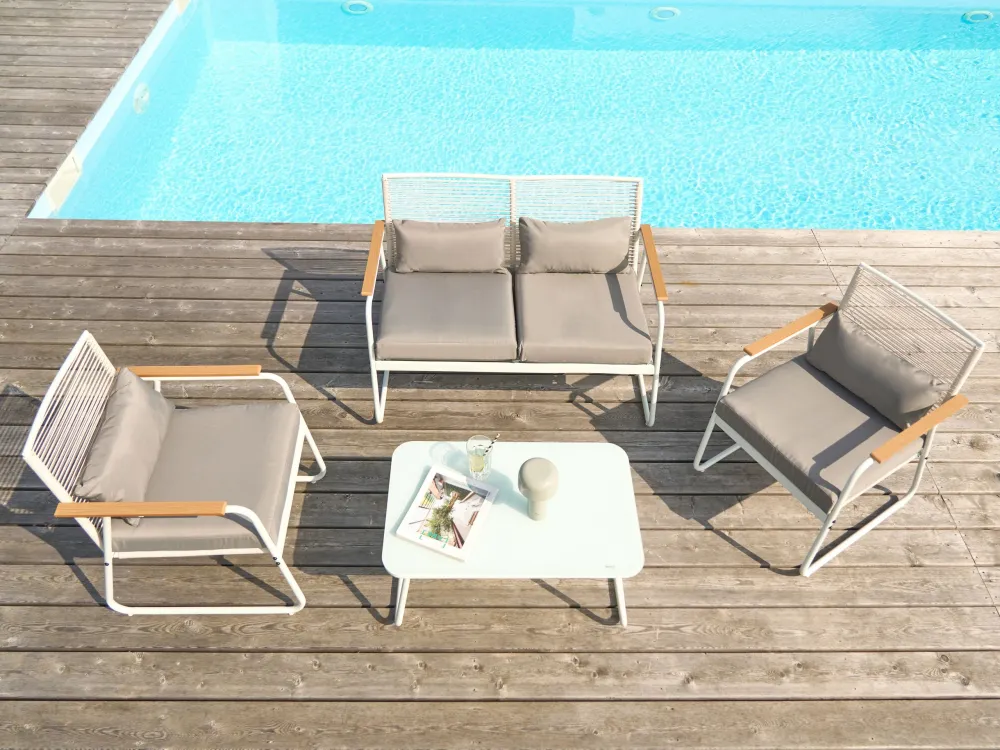 Conjunto Premium de Conjunto lounge POMONTE ço Branco