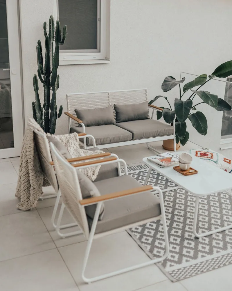 Conjunto Premium de Conjunto lounge POMONTE ço Branco
