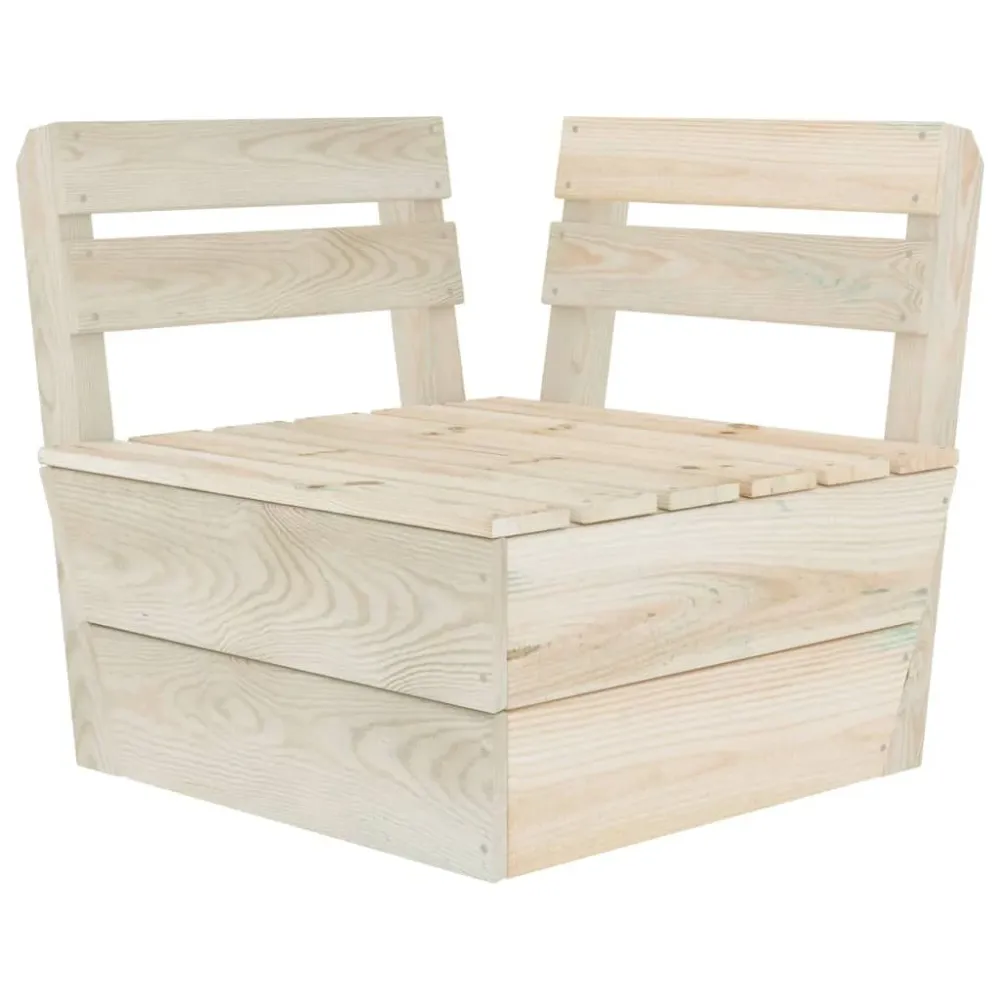 Conjunto de Relaxamento 5 pcs conjunto lounge de paletes madeira de abeto impregnada