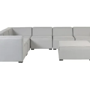 Design Ergonômico de Conjunto lounge AREZZO Poliéster Cinzento evidente Direito