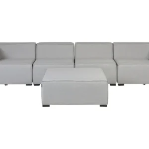 Resistente à Intempérie Conjunto lounge AREZZO Poliéster Cinzento evidente