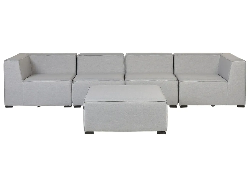 Resistente à Intempérie Conjunto lounge AREZZO Poliéster Cinzento evidente