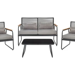 Resistente à Intempérie Conjunto lounge POMONTE ço Preto