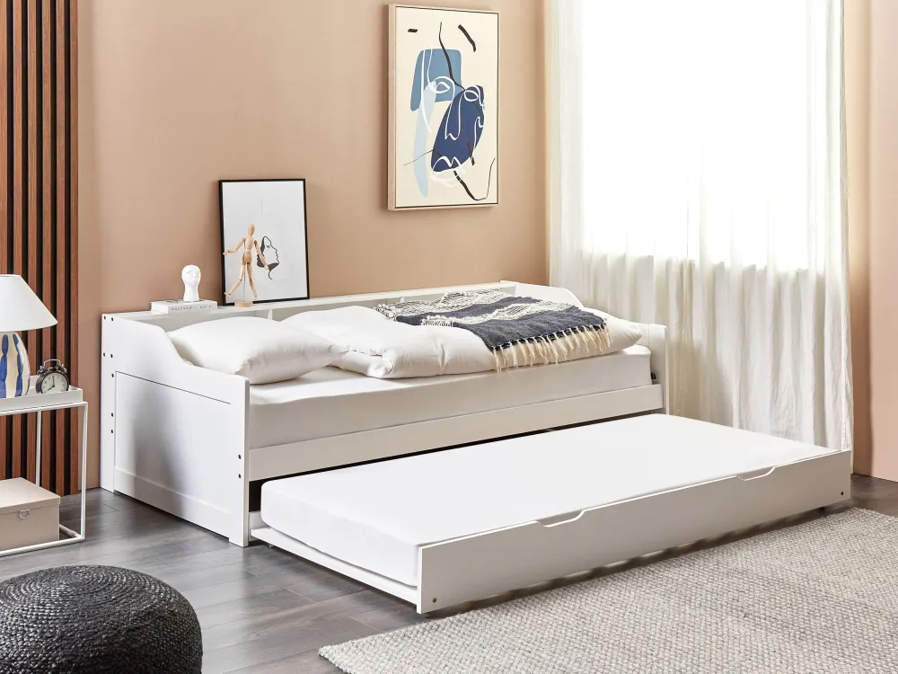 Edredão Leve Cama dupla em madeira branca 90 x 200 cm EDERN