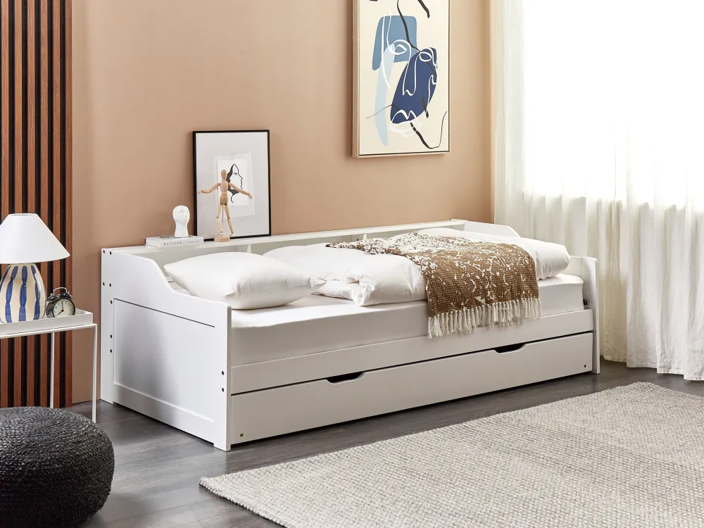 Edredão Leve Cama dupla em madeira branca 90 x 200 cm EDERN