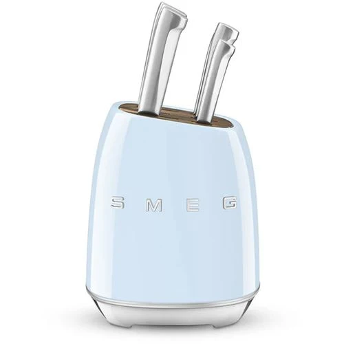 Bloco + 6 Facas Smeg KBSF02PB - Azul