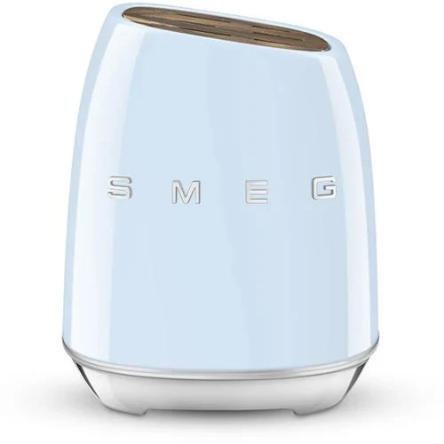 Bloco + 6 Facas Smeg KBSF02PB - Azul