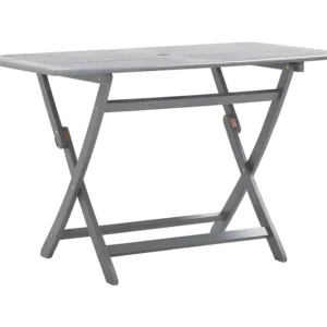 Mesa de jardim dobrável 120x70x75 cm madeira de acácia maciç com Garantia de 1 Ano