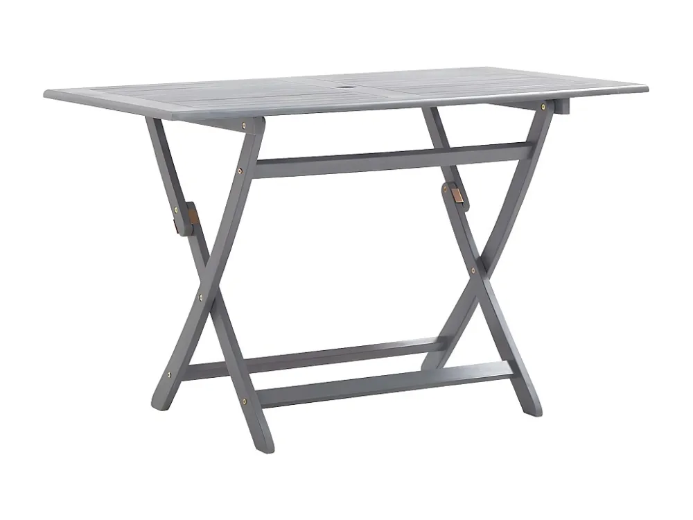 Mesa de jardim dobrável 120x70x75 cm madeira de acácia maciç com Garantia de 1 Ano