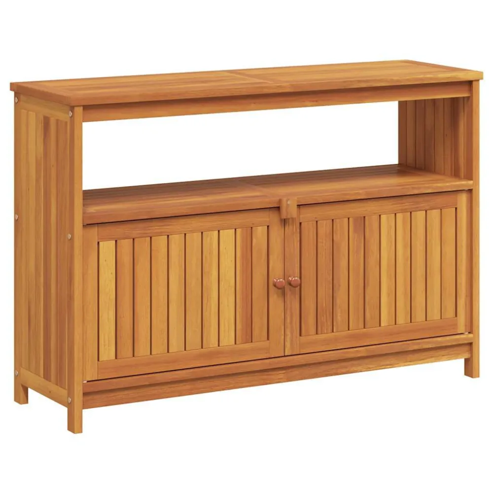 Portátil e Dobrável Mesa consola para jardim 110x35x75 cm madeira de acácia maciç