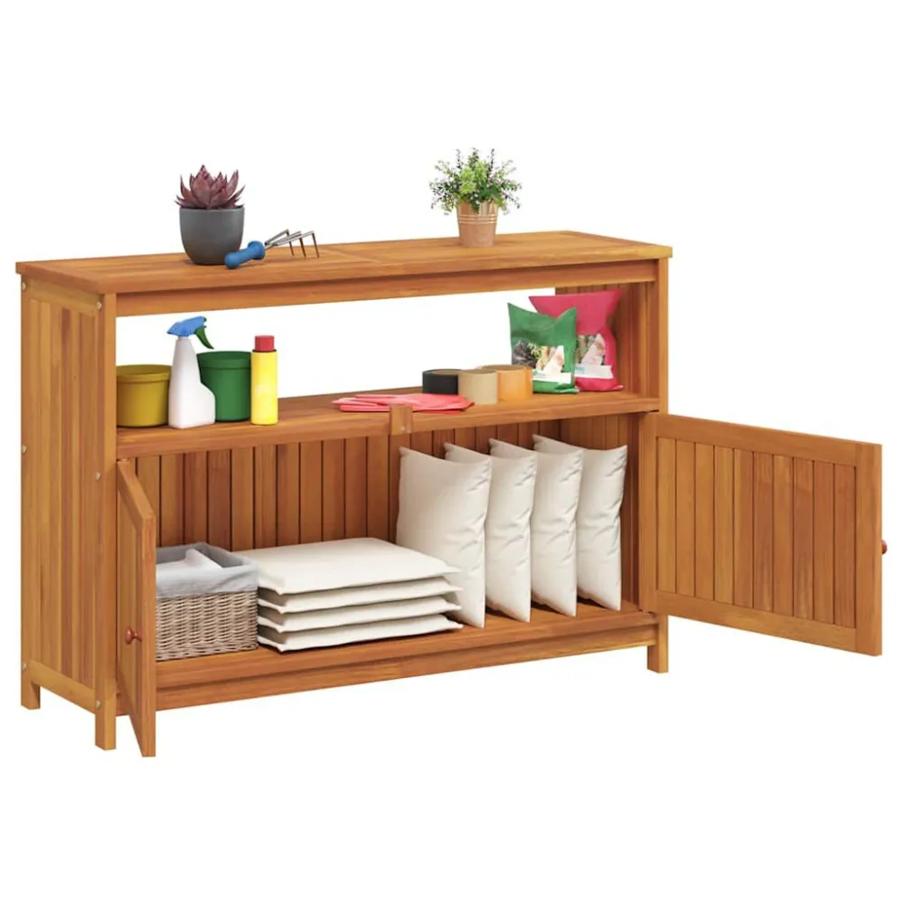 Portátil e Dobrável Mesa consola para jardim 110x35x75 cm madeira de acácia maciç