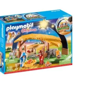 Playmobil Christmas 9494 - Presépio com Luz com Iluminação LED