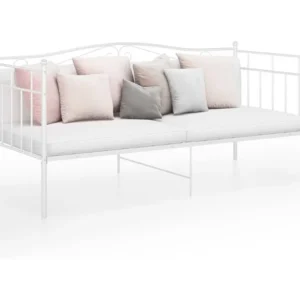 Coleção de Cama Temática Sofá-cama 90x200 cm metálico branco