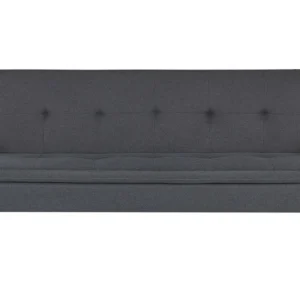 Coleção Completa de Cama Sofá-cama estofado em tecido cinzento sombrio TJORN