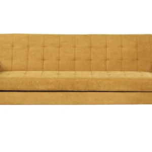 Coleção Completa de Cama Sofá-cama 3 lugares em tecido amarelo VEHKOO