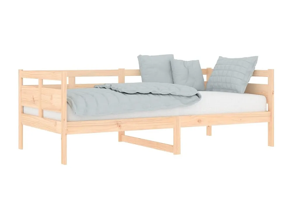 Sofá-cama madeira de pinho maciç 90x190 cm para Mudanç de Casa