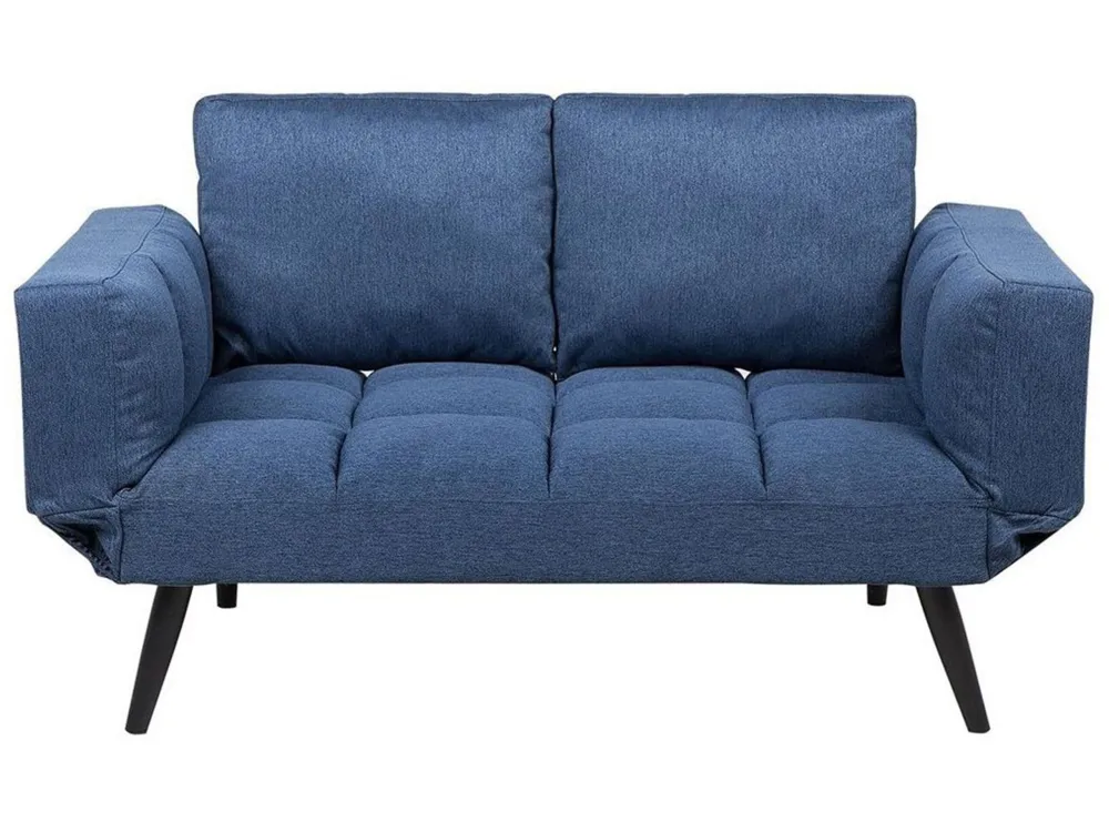 Sofá-cama em tecido azul marinho BREKKE para Bebés