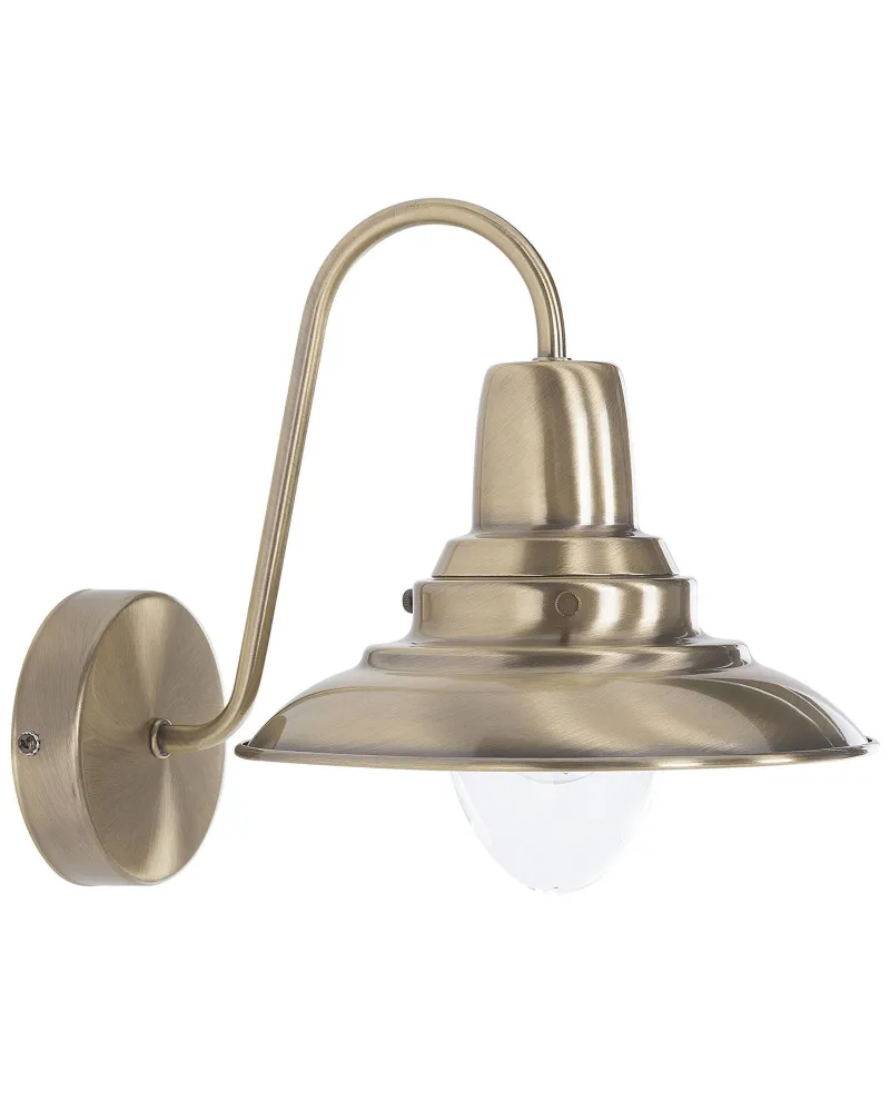 Metal Wall Lamp Latão LUZA com Detalhes em Metal