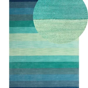 Wool Area Rug 140 x 200 cm Multicolour MAILSI