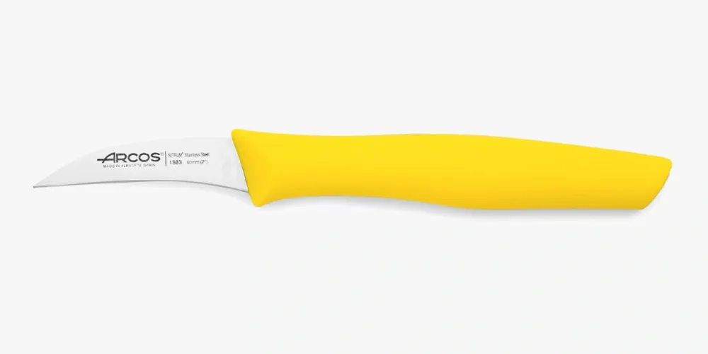 Tesoura de Cozinha Cuchillo mondador Color Amarillo Serie Nova 60 mm