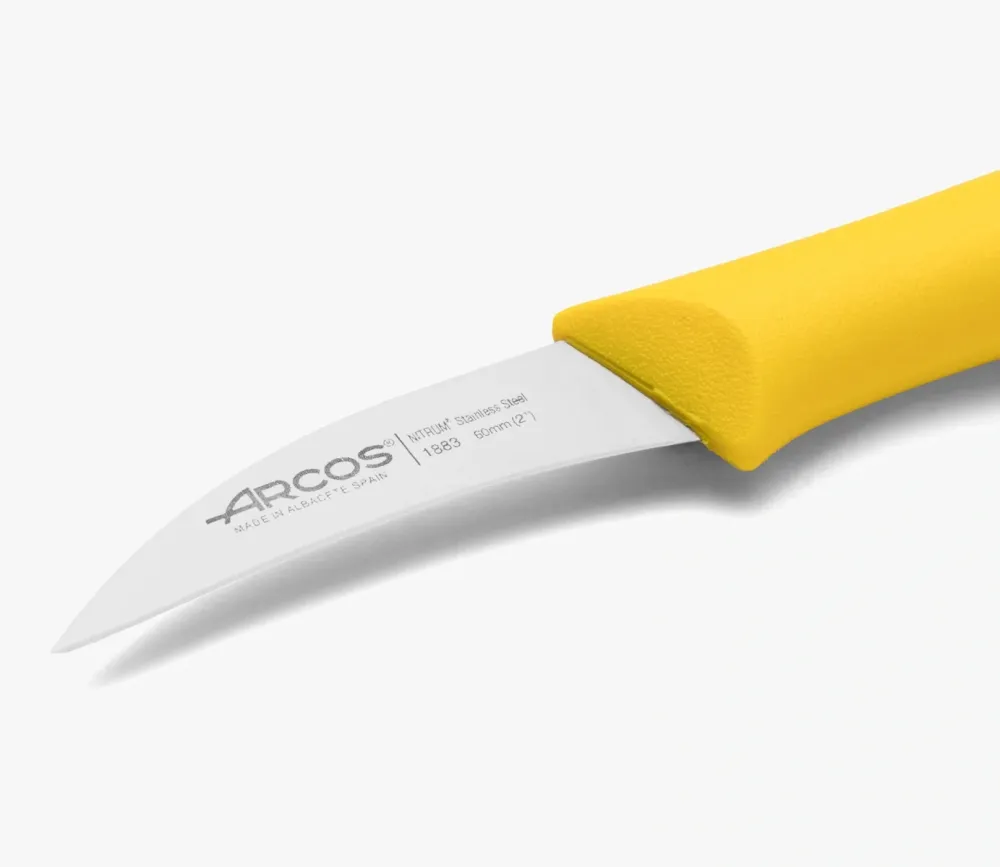 Tesoura de Cozinha Cuchillo mondador Color Amarillo Serie Nova 60 mm