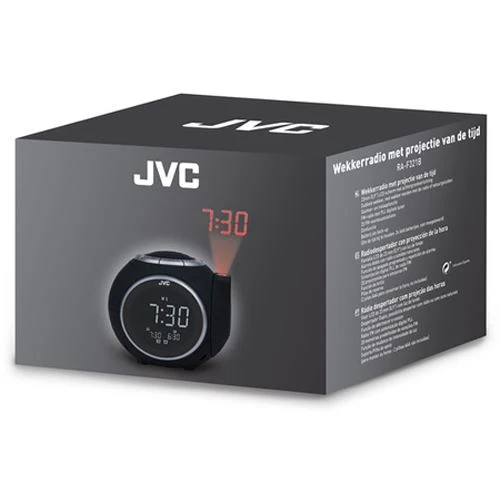 Quadro-Relógio Rádio Relógio JVC RA-F321B