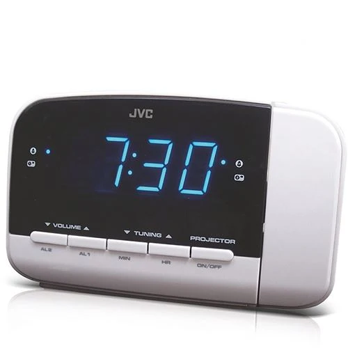 Rádio Relógio JVC RA-F230W 30 cm de Diâmetro