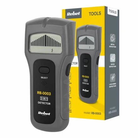 Detetor De Metais/Fios/Madeira e Fone de Ouvido Incluso