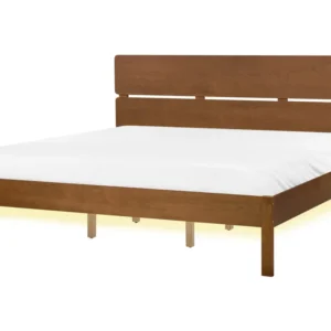 Edredão Infantil Cama de casal com iluminação LED em madeira clara 180 x 200 cm BOISSET