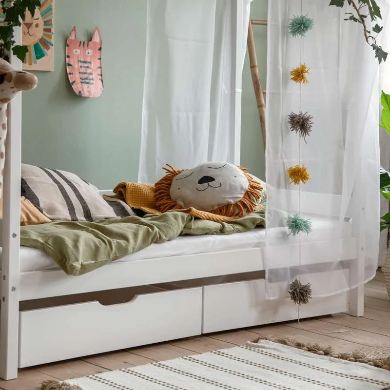 Hoppekids ECO Comfort - Husseng - 70x160 cm. - Branco para Berço