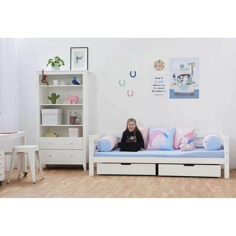 Hoppekids ECO Luxo - Cama de Canto (Vários Tamanhos) - Branco