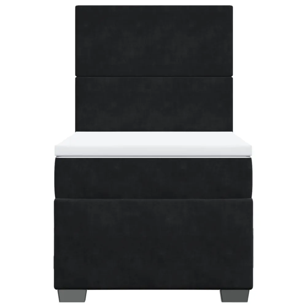 Cama com molasemcolchão 100x200 cm veludo preto compatible Capa de Edredão
