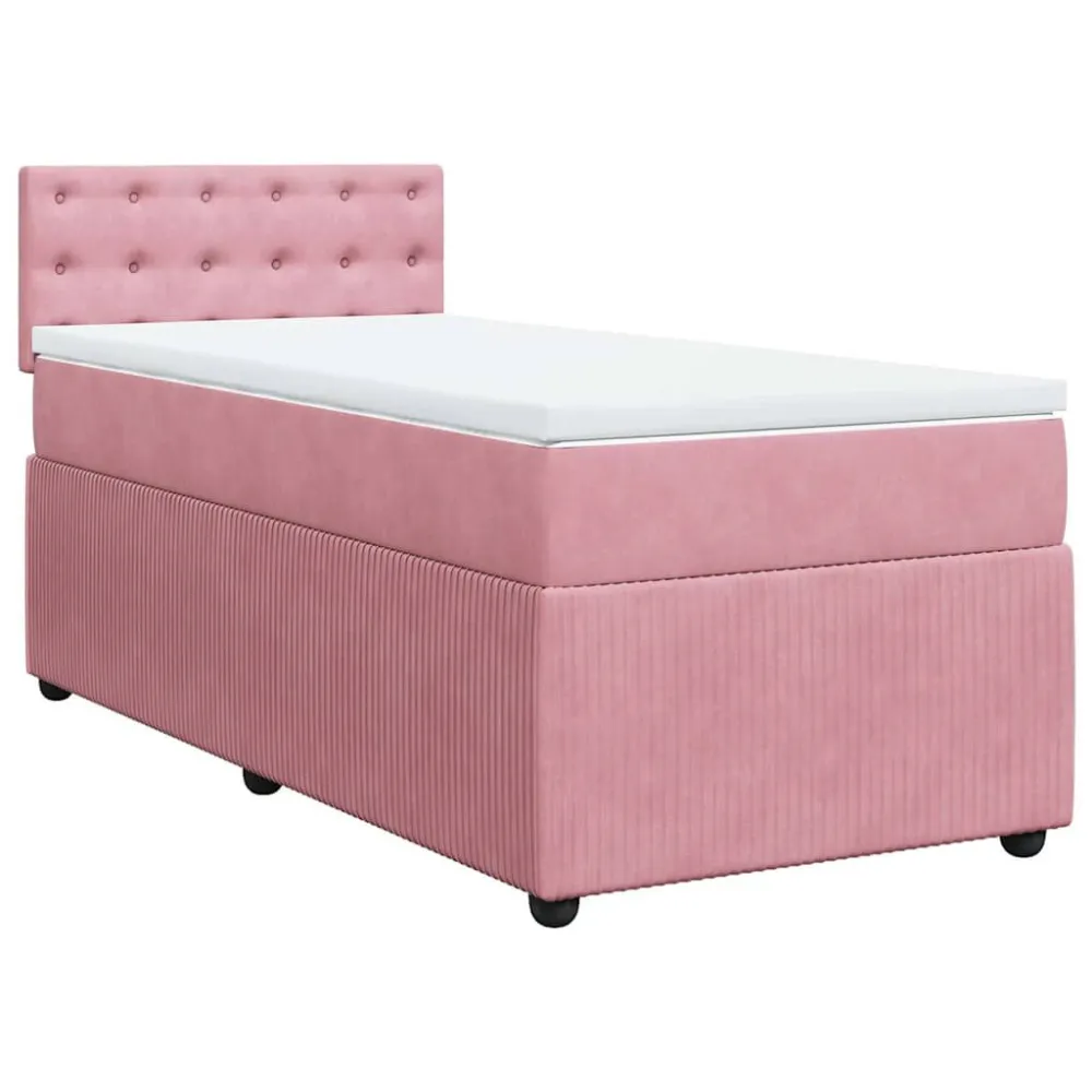 Colcha Acolchoada de Pluma Cama com molasemcolchão 90x190 cm veludo rosa