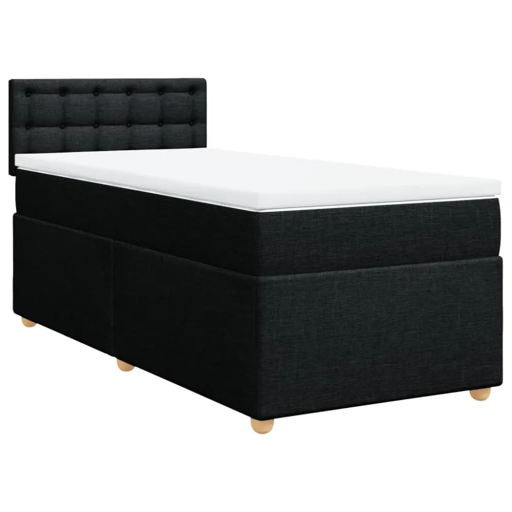Colcha Acolchoada de Pluma Cama com molasemcolchão 90x190 cm tecido preto