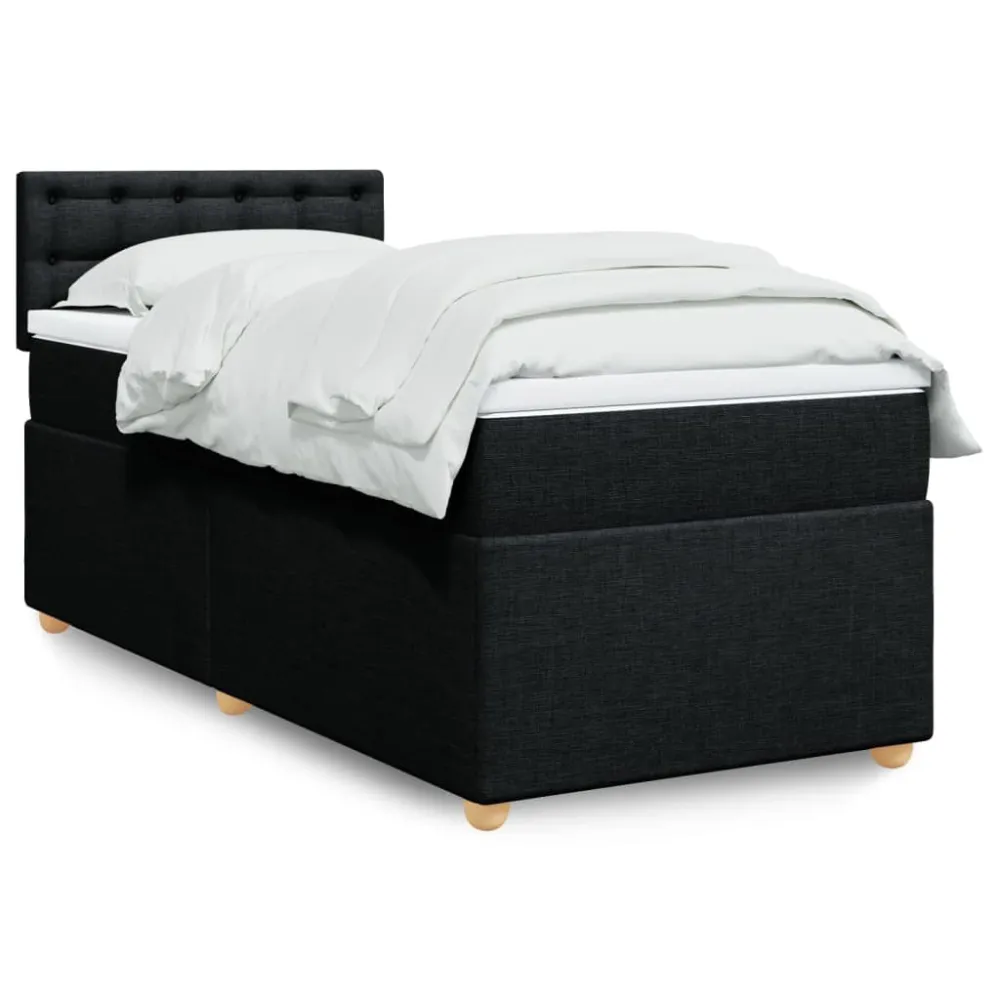 Colcha Acolchoada de Pluma Cama com molasemcolchão 90x190 cm tecido preto