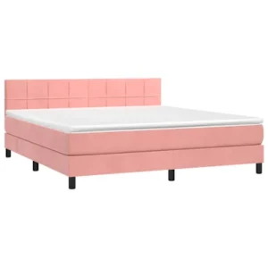 Colcha de Inverno de Pluma Cama com molasemcolchão 160x200 cm veludo rosa
