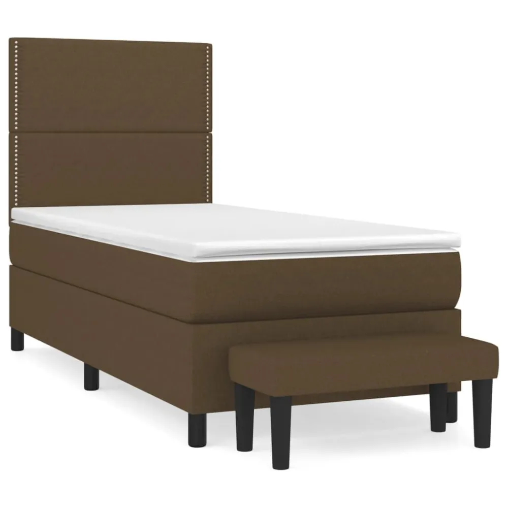 Colcha de Pluma Natural Cama com molasemcolchão 100x200 cm tecido castanho-escuro