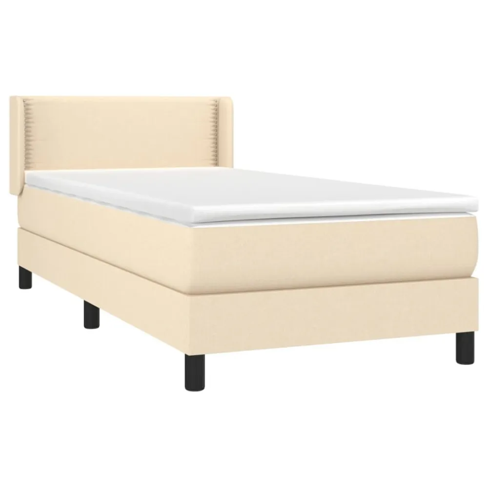 Colcha de Pluma Natural Cama com molasemcolchão 90x200 cm tecido cor crème