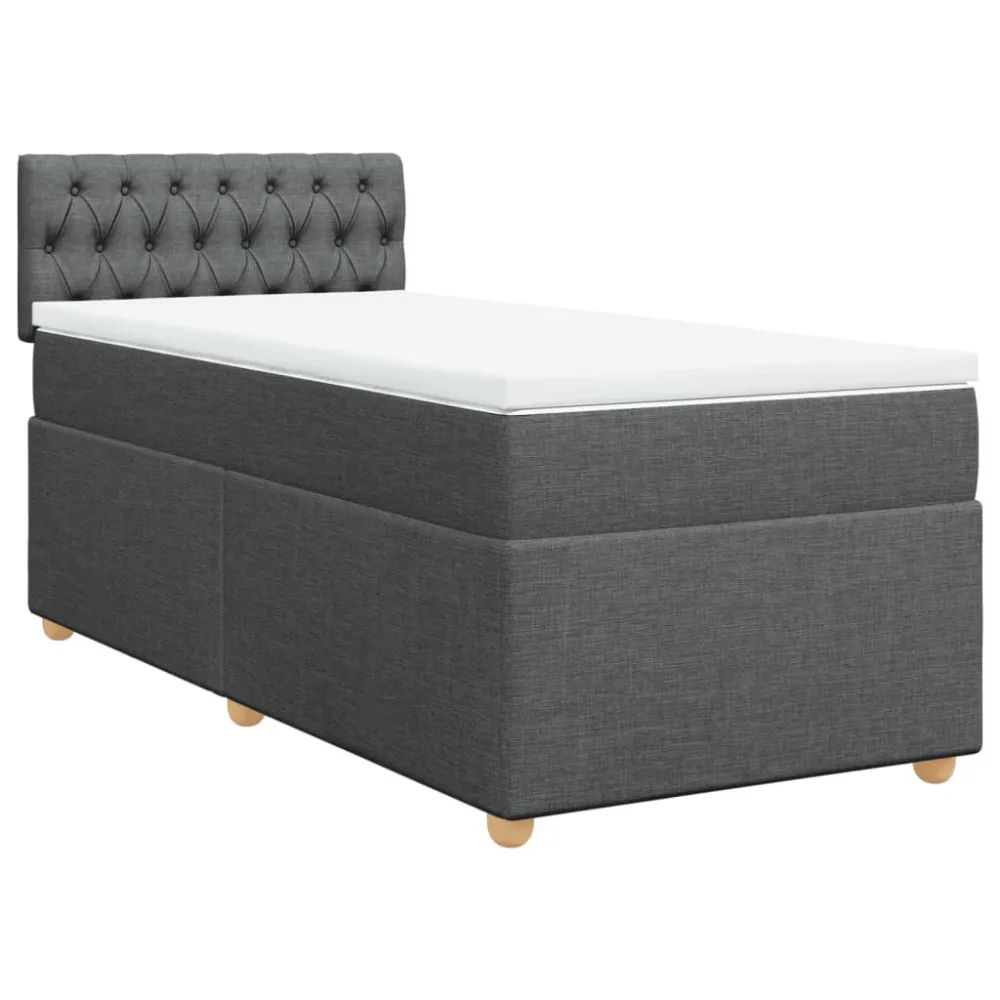 Colcha de Pluma Natural Cama com molasemcolchão 90x200 cm tecido cinzento-escuro
